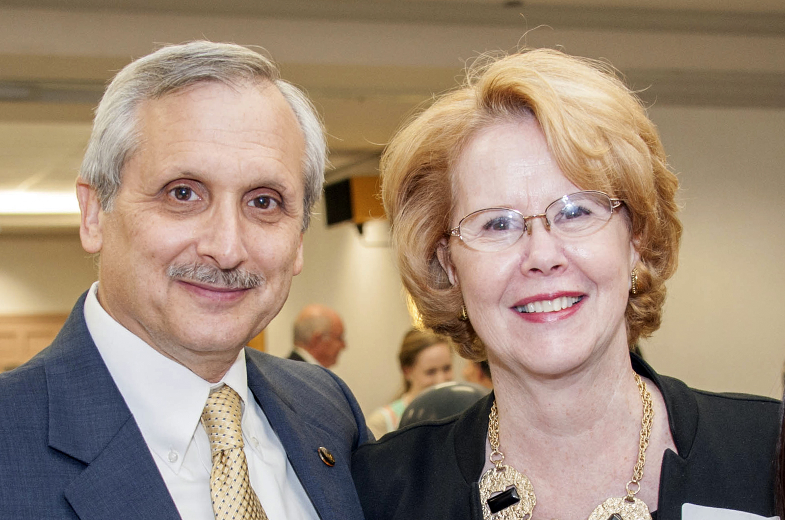 CSM President Dr. Bradley Gottfried, left, and Linda Gottfried
