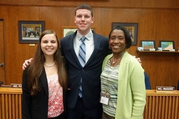 The Board of Education (BOE) of Calvert County Public Schools (CCPS) recognized the Northern High Future Business Leaders of America (FBLA) members - 2016
