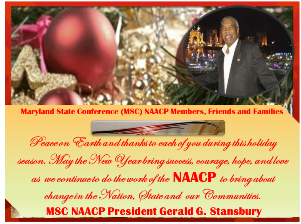 NAACP Merry Christmas and Happy New Year 2019