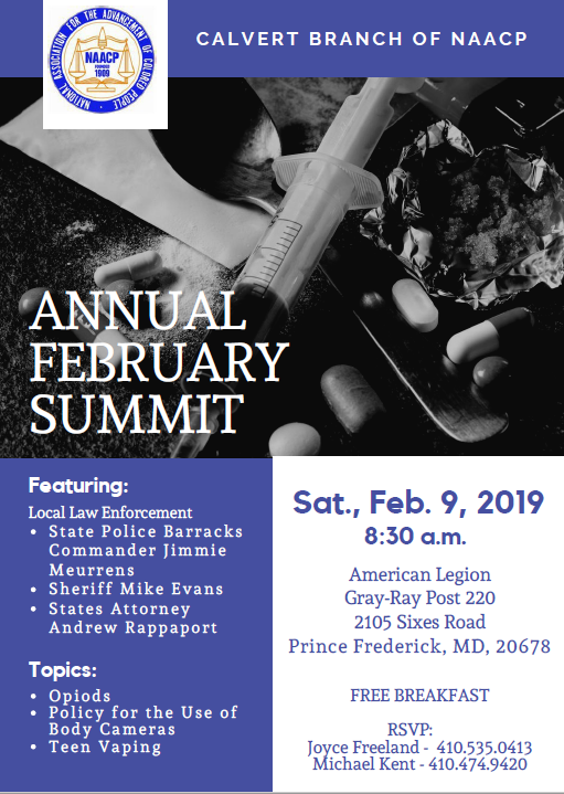 Calvert NAACP Annual February Summit